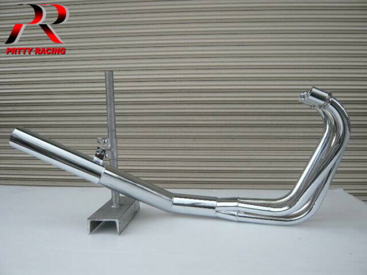 楽天市場】KAWASAKI GPZ400F ショート管 70π 新品 マフラー  