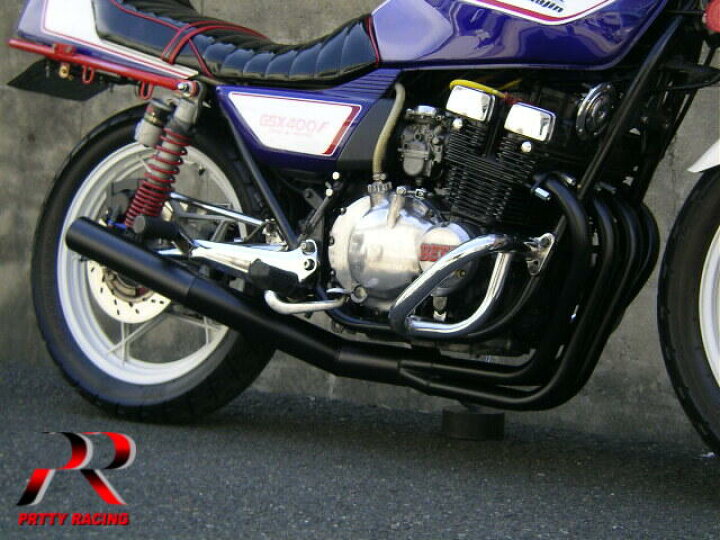楽天市場】SUZUKI GSX400F ショート管 70π 新品 マフラー 