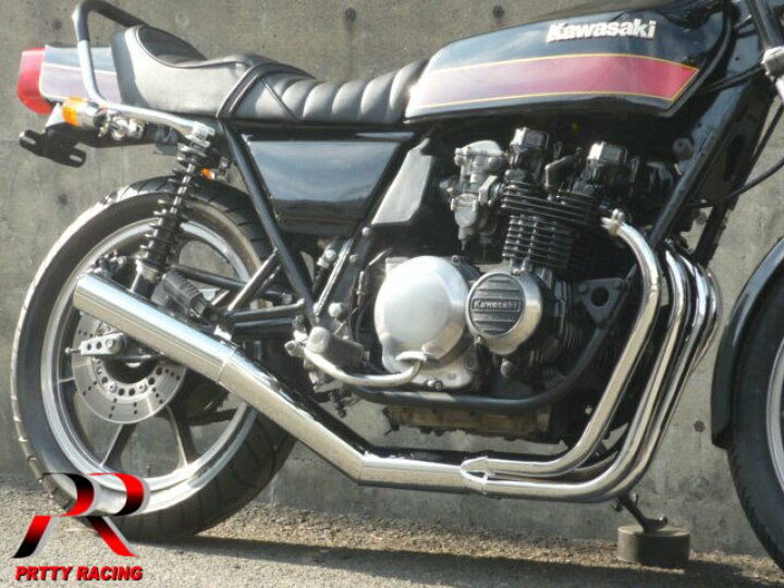楽天市場】KAWASAKI Z400FX E4 ショート管 70π 新品 マフラー 