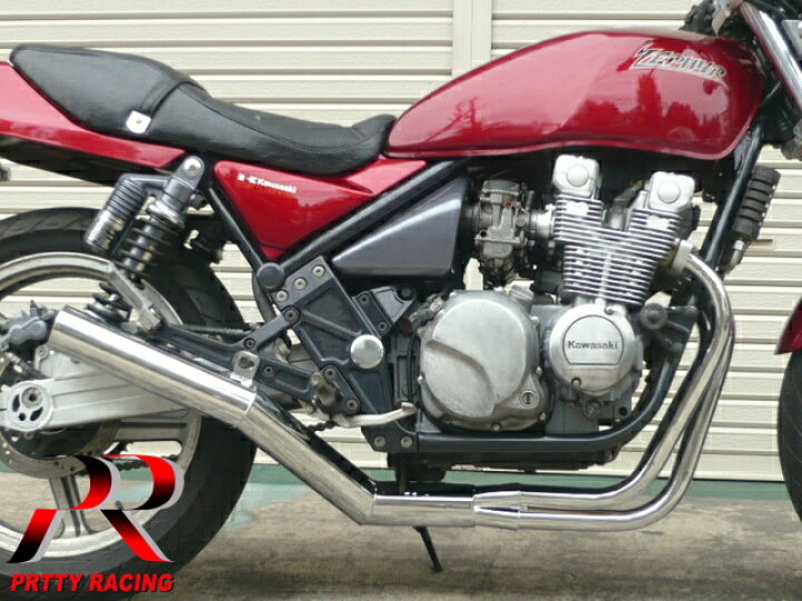 楽天市場】KAWASAKI ゼファー400/Χ ショート管 70π 新品 マフラー 