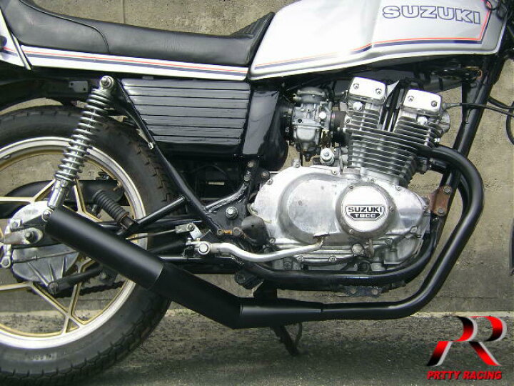 楽天市場】SUZUKI GSX250E ザリ ショート管 70π 新品 マフラー 