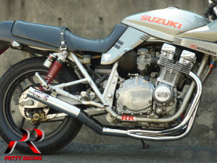 楽天市場】PRETTYRACING SPIDER SUZUKI GSX750S刀 ショート管 70π 