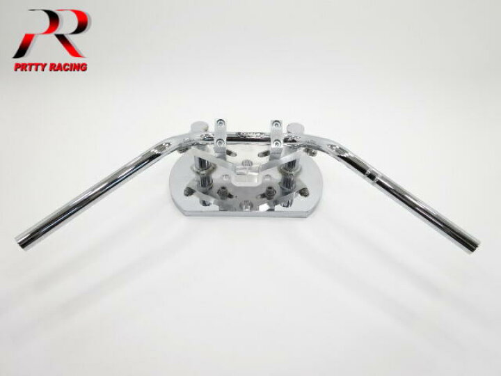 楽天市場】PRETTY RACING製 極ハンドル メッキ バリオス/XJR/CB400SF 