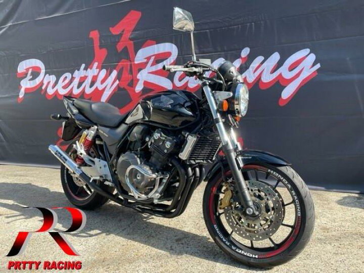 楽天市場】HONDA CB400SF REVO NC42 分割式 42.7π (極ﾀｲﾌﾟ1) 黒 PRETTY 