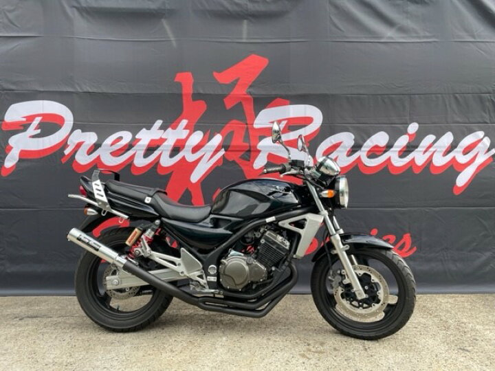 楽天市場】KAWASAKI バリオス2 分割式 50.8π (流タイプ2) 黒 PRETTY管 