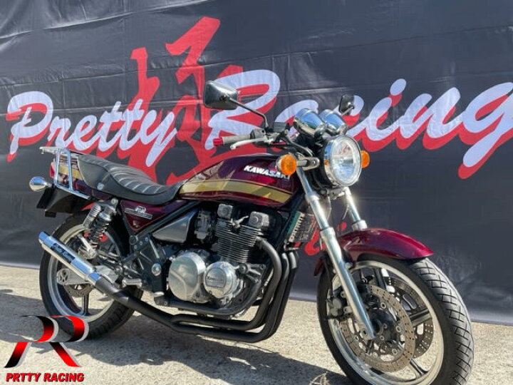 楽天市場】KAWASAKI ゼファー400/Χ 分割式 50.8π (流タイプ3) 黒 