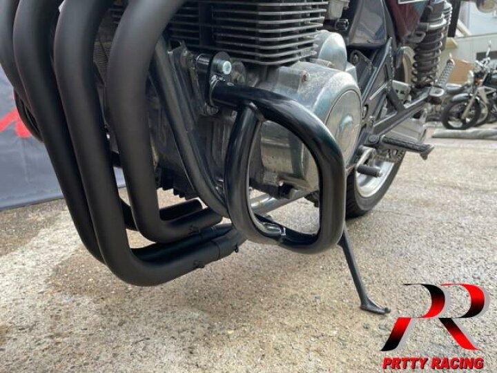 楽天市場】KAWASAKI ゼファー400/X 極太 エンジンガード 黒 
