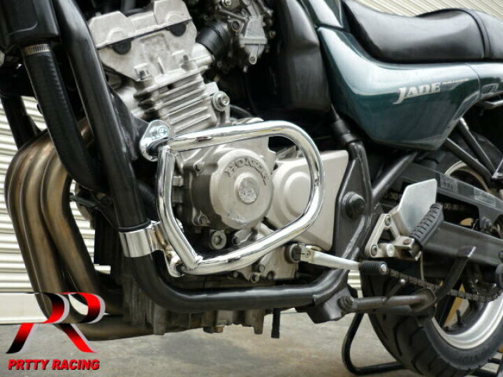 楽天市場】HONDA JADE250 エンジンガード 新品 メッキ マフラー 