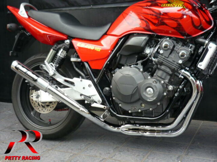 楽天市場 Cb400sf Revo Nc42 分割式 50 8p 流2 Pretty管 マフラー プリティーレーシング