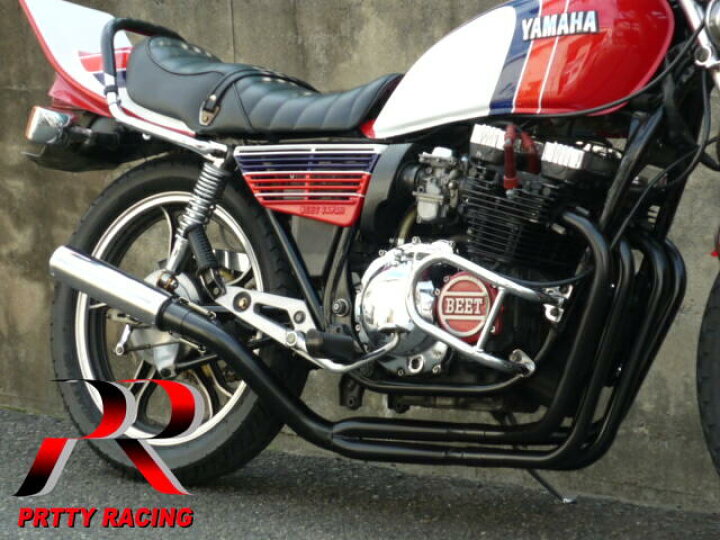 楽天市場】YAMAHA XJ400 E/D 分割式 50.8π 黒 PRETTY ガニマタ 