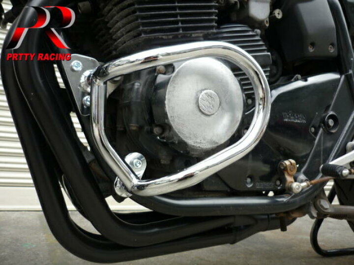 楽天市場】YAMAHA XJR400 エンジンガード 新品 メッキ マフラー 