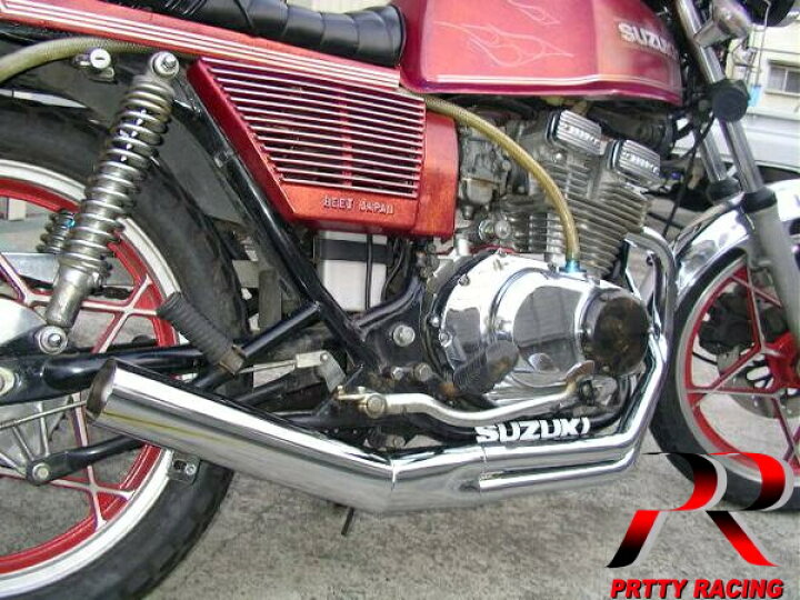 楽天市場】SUZUKI GSX250E ゴキ クロス 新品 マフラー メッキ 