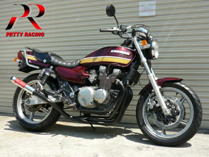 楽天市場】KAWASAKI ゼファー400/Χ 紀の国屋 分割式 45π 4-2-1管 黒 
