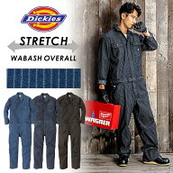 【特価】ディッキーズ ストレッチウォバッシュツナギ D-696 メンズ レディース オーバーオール オールイ…