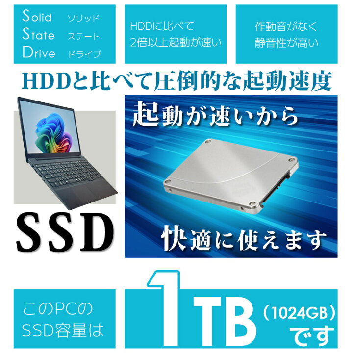 楽天市場】中古パソコン WiFi Bluetooth 液晶サイズ15.6インチ コスパ 