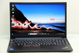 中古 ノートパソコン Lenovo ThinkPad E15 Gen2 Core i5 第11世代 1135G7(Tiger Lake) 2.4GHz/4コア 16GB SSD512GB Windows11 カメラ HDMI 3ヶ月保証 e15i5 【中古】【消費税込】【送料・代引手数料無料】