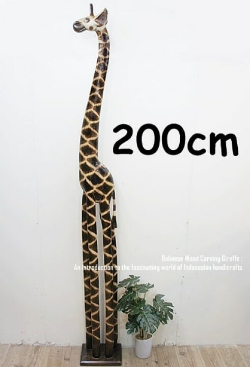 楽天市場】[ポイント2倍]キリンのオブジェ 200cm 2m きりんさん 2 