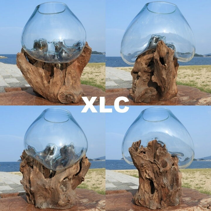 楽天市場】選べる 流木ガラス オブジェ 超特大 めっちゃ大きい XL 