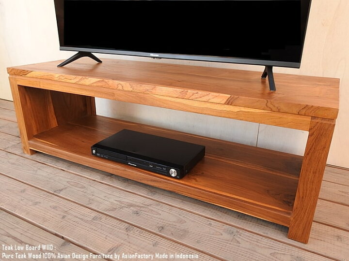 楽天市場】送料無料 チーク無垢材 テレビ台110cm LNA TVボード AV 