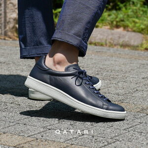 パトリック スニーカー メンズ パンチ ウォータープルーフ ネイビー 紺 コートソール レザースニーカー PATRICK PUNCH-WP NVY 719582 24SS限定モデル Q2 初回のみサイズ交換片道送料無料 靴紐通し済み