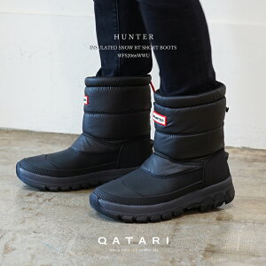 ハンター オリジナル インシュレーテッドスノーショートブーツ ブラック レディース スノーブーツHUNTER ORIGINAL INSULATED SNOW BT SHORT BOOTS WFS2106WWU【正規品】
