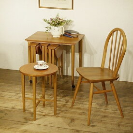 英国ヴィンテージ家具 ネストテーブル 入れ子式テーブル 丸テーブル コーヒーテーブル A532