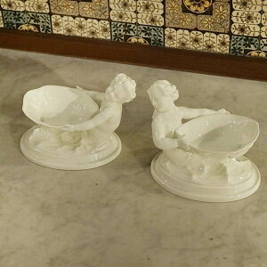 �p���C�M���X ���B���e�[�W Royal Worcester �y�A �t�B�M������ Salt Cellars �l�� ���C�����E�[�X�^�[ Child Mermaid S072