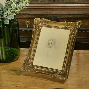 英国イギリスアンティーク家具 1890年代ビクトリアン ポートレート 額絵 ギルトフレーム S103