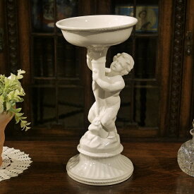 英国イギリスアンティーク Beswick オブジェ プランター 陶器 置き物 天使のような無邪気な子供 S151