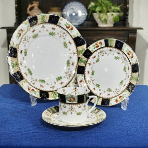 �p���C�M���X�A���e�B�[�N 1905�`13�N Diamond China 4�_�Z�b�g �J�b�v&�\�[�T�[ �P�[�L�M �T���h�E�B�b�`�M �ɖ��� S182