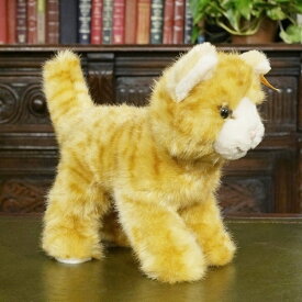 ドイツヴィンテージ Steiff シュタイフ タビーキャット 「Kitty」茶とら 猫のぬいぐるみ S200