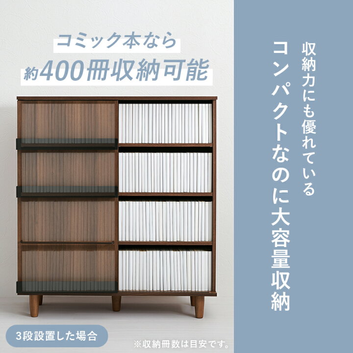 楽天市場】【12月限定☆エントリーでP10倍】［コミック収納約400冊］脚  