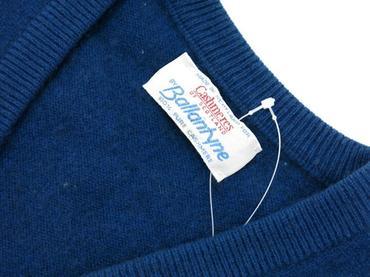 楽天市場】【中古】バランタイン BALLANTYNE カシミア Vネックニット 