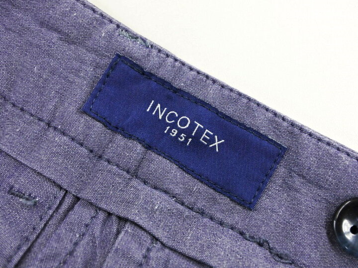 楽天市場】【中古】インコテックス INCOTEX シャンブレーコットン 