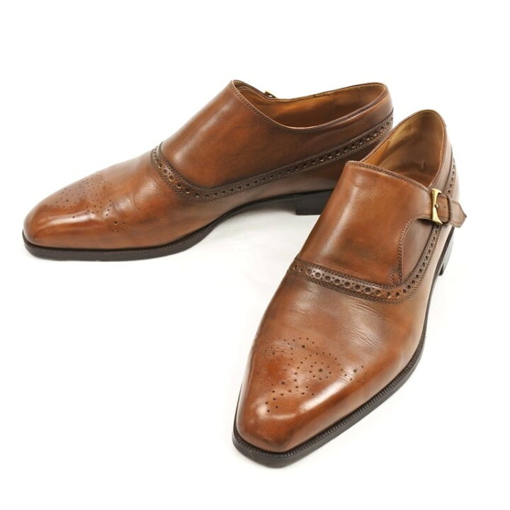 楽天市場】【中古】ベルルッティ Berluti シングルモンクストラップ 