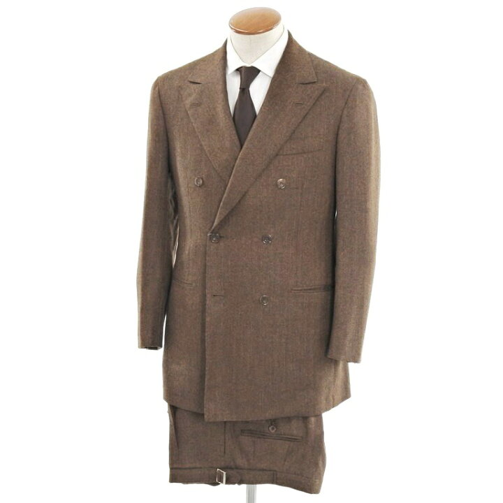 楽天市場】【中古】【未使用】キートン Kiton カシミア ヘリンボーン  