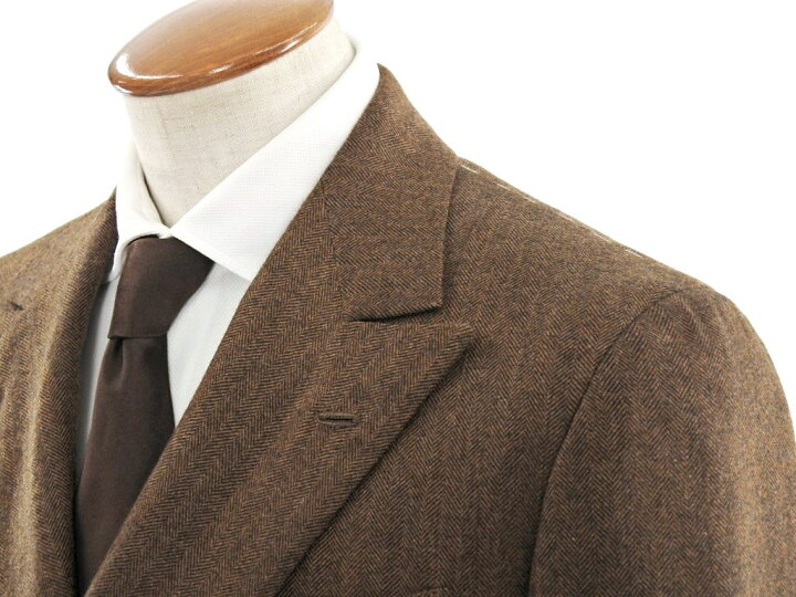 楽天市場】【中古】【未使用】キートン Kiton カシミア ヘリンボーン  