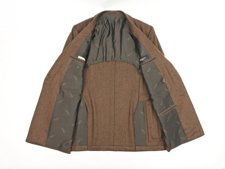 楽天市場】【中古】【未使用】キートン Kiton カシミア ヘリンボーン  