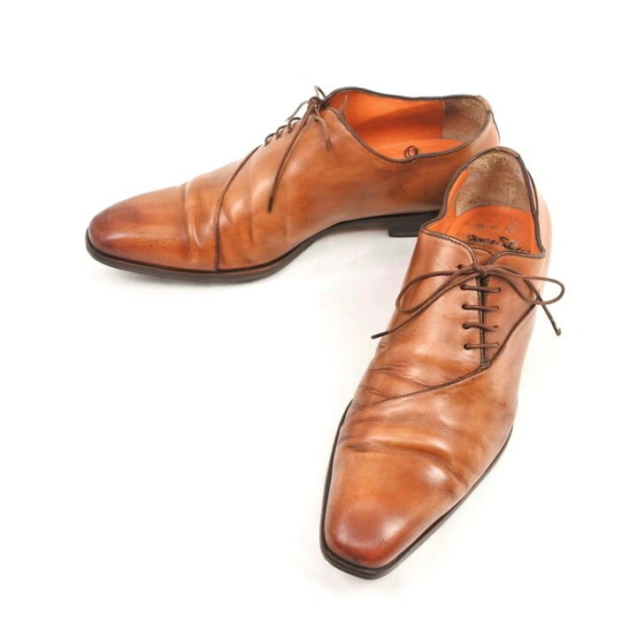 楽天市場】【中古】サントーニ Santoni サイドレース ドレスシューズ 