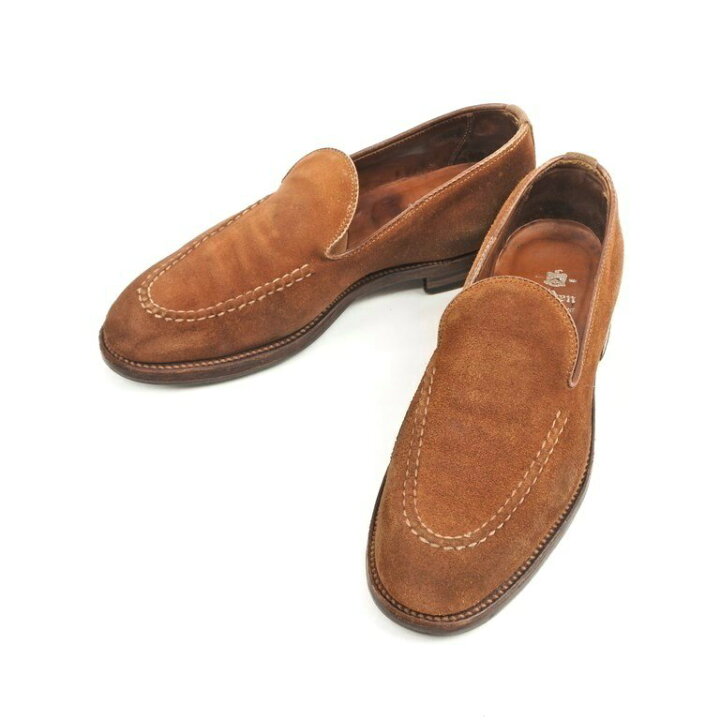 楽天市場】【中古】オールデン ALDEN 38312 スエード コインローファー 