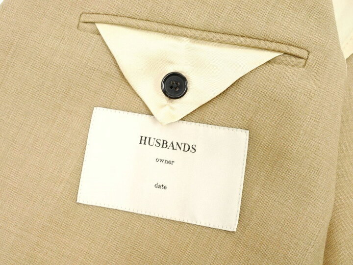 楽天市場】【中古】ハズバンズ HUSBANDS モヘアウール 3Bテーラード 