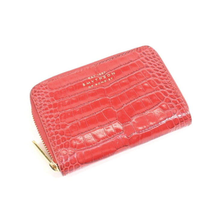 楽天市場】【中古】スマイソン Smythson クロコ型押しレザー コイン 