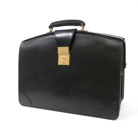 【中古】スウェイン アドニー ブリッグ SWAINE ADENEY BRIGG レザー ダレスバッグ ブラック【W44.5×H33×D(広げた状態で)18】【BLK】【S/S/A/W】【状態ランクC】【メンズ】【11201-956096】【1万円以上送料無料】