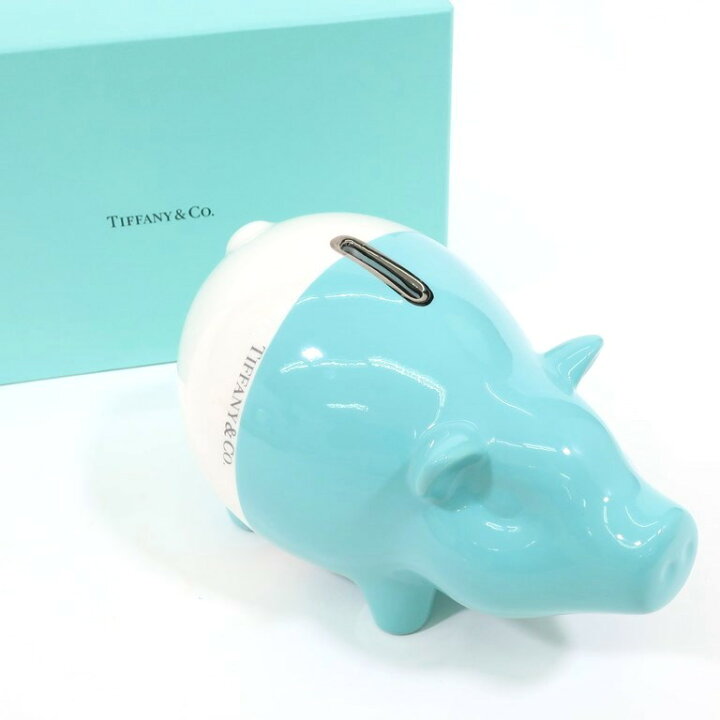 楽天市場】【中古】【未使用】ティファニー TIFFANY 子豚 貯金箱 PIGGY  