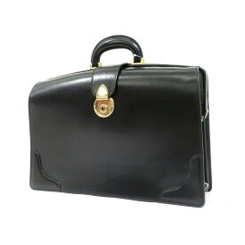 【中古】オオバセイホウ 大峽製鞄 レザー ダレスバッグ ブリーフケース ブラック【W42×H28.5×D13】【BLK】【S/S/A/W】【状態ランクB】【メンズ】【11201-956066】