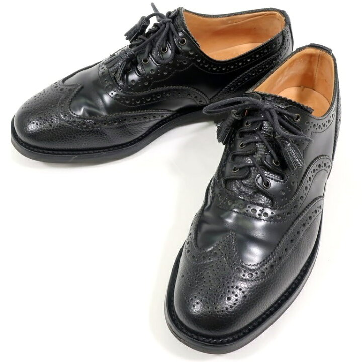 楽天市場】【中古】サンダース SANDERS ウイングチップ ドレスシューズ 