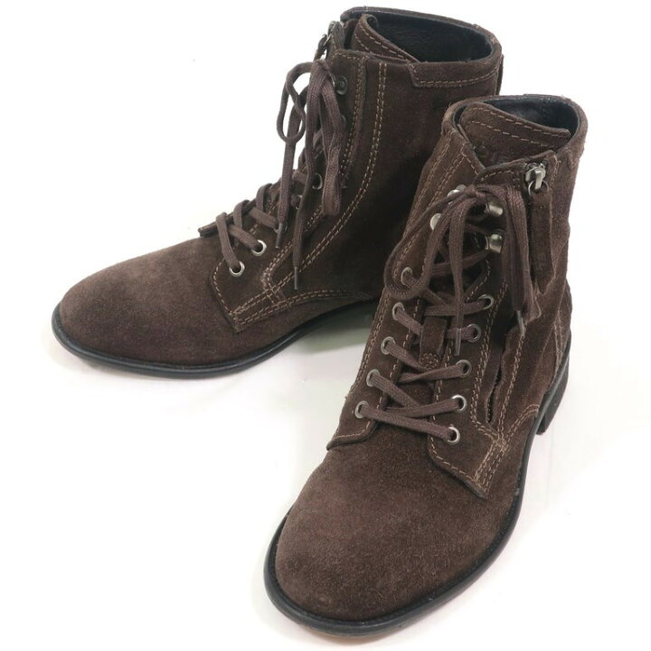 楽天市場】【中古】ディーゼル DIESEL スエード レースアップブーツ 