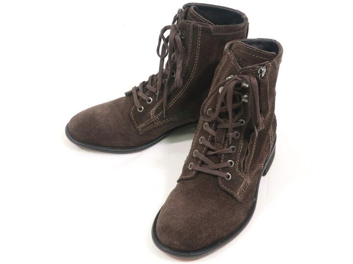 楽天市場】【中古】ディーゼル DIESEL スエード レースアップブーツ  