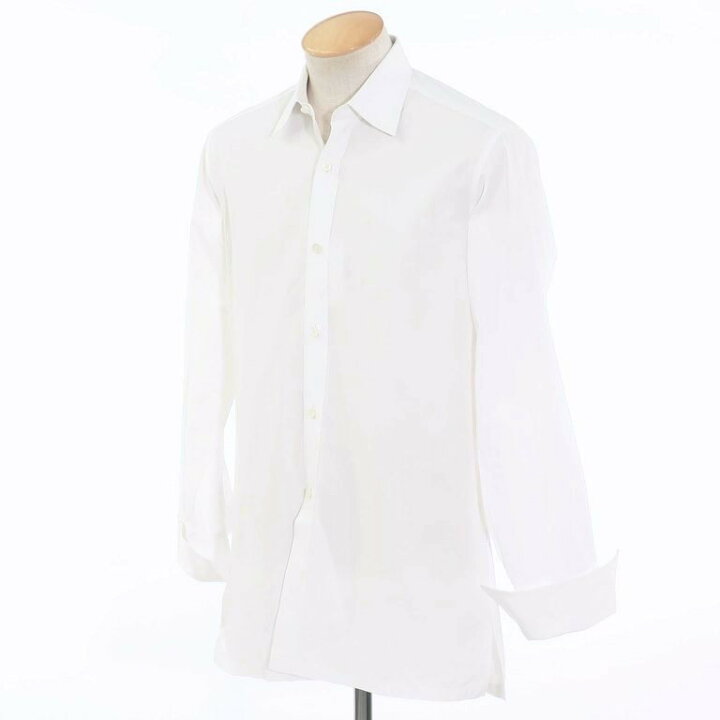 楽天市場】【中古】シャルベ CHARVET コットン ダブルカフス 
