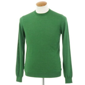 【新品】ザノーネ ZANONE カシミアシルク クルーネックニット グリーン【サイズ48】【GRN】【A/W】【状態ランクN】【メンズ】【10801-955942】